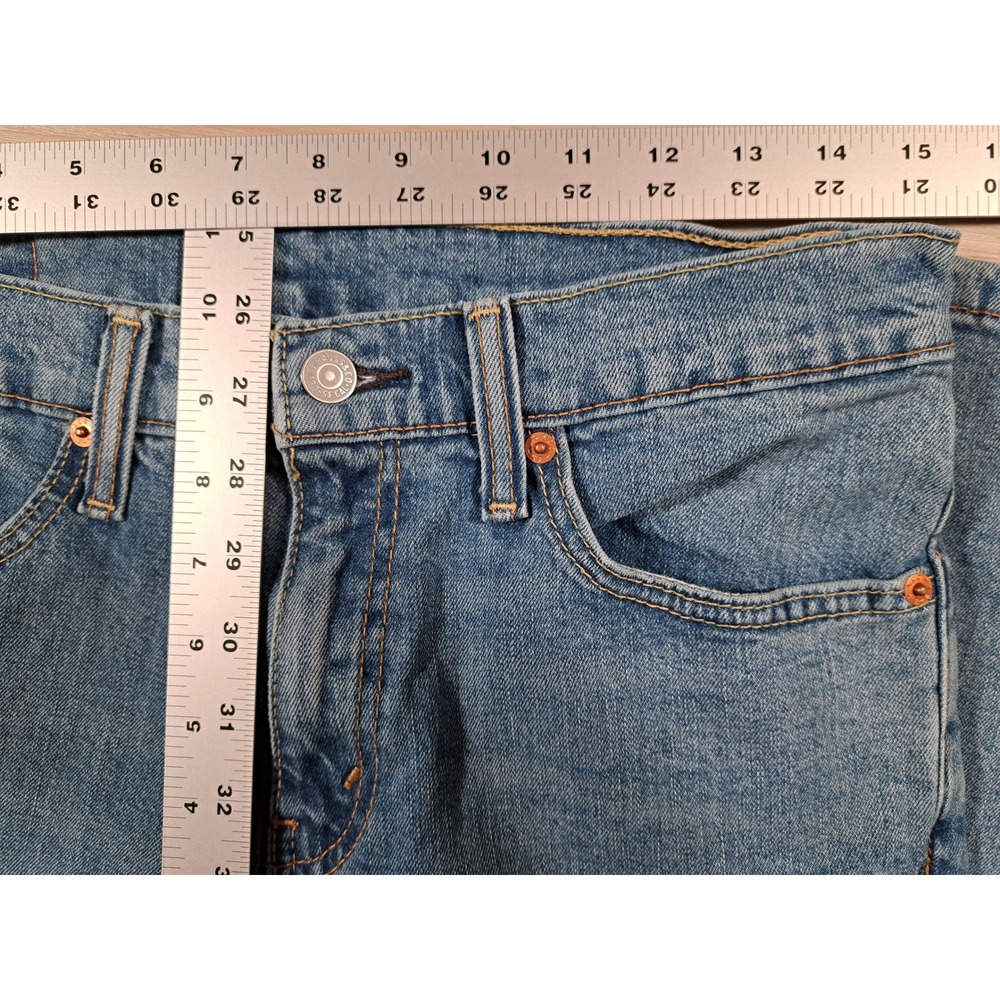 Levis 511 Slim Fit Jeans Mens 31x30 Light Wash Blue Denim 04511-4146 - Picture 4 of 5